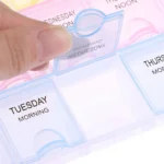 Medicine Pill Box Medicine Storage Box 7 Day Weekly Organizer