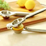 Manual Stainless Steel Lemon Squeezer Multifunctional Citrus Press Maker Hangable Fruit Juicer Orange Beater Kitchen Supplies