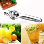 Manual Stainless Steel Lemon Squeezer Multifunctional Citrus Press Maker Hangable Fruit Juicer Orange Beater Kitchen Supplies