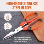 Multi-Function Kitchen Scissors with Sharp Blade Professional Poultry Shears Stainless Steel Kitchen Shears/Stainless Steel Poultry Chicken Bone Cutter