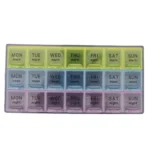 Medicine Pill Box Medicine Storage Box 7 Day Weekly Organizer