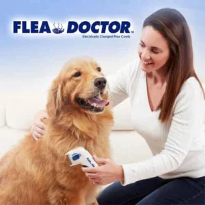 BulbHead Original As Seen On TV Flea Doctor Electronic Flea Comb Perfect for Dogs & Cats, Kills & Stuns Fleas
