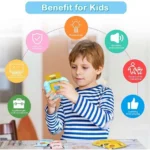 Flash Card Early Learning Device- Talking Toy Words Card Reading Learning Machine for Kids, 112 Cards 224 Words