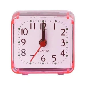 Plastic Memories Clock for Bedroom Square Small Bed Alarm Clock