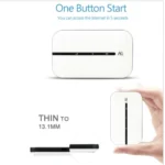 White BOLT+ ZONG 4G Mobile WiFi Pro
