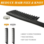 Wide Tooth Comb Detangler Brush Comb