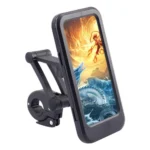 Motorcycle Handlebar Mount Phone Holder Bike Cellphone Holder Black Charger Waterproof phone holder stand