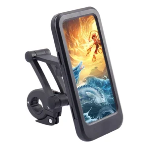 Motorcycle Handlebar Mount Phone Holder Bike Cellphone Holder Black Charger Waterproof phone holder stand